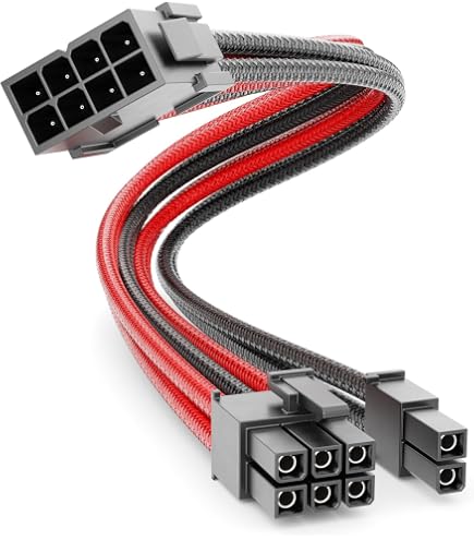Câble Alimentation ATX3.0 12VHPWR Vers 3x8 Broches - PCI-e 5.0 600W Pour GPU