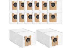 BUXEBUX 14 Stück Staubbeutel für Eufy C20 Omni/ C10 Roboter-Staubsauger, große Kapazität, Einweg-Staubsaugerbeutel