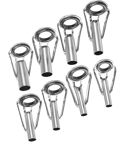 Kit De 3 Embouts (Anneaux) Pour Canne à Pêche - Diamètre Tube 1.6mm, Acier Inoxydable - Réparation DIY