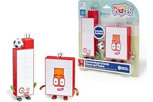Learning Resources Numberblocks Eleven and Twelve Figure Set, Counting Toy for Toddlers, Learning Toys for Kids 3-5, Travel Game for Toddlers, Gifts for Kids, Ages 3 4 5+