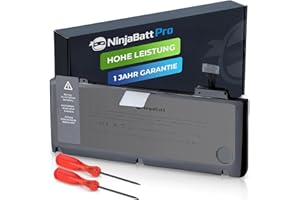 NinjaBatt A1322 A1278 Akku für Apple MacBook Pro 13" [Mitte 2012 2010 2009 Frühzeitig 2011 Spät 2011] - Hohe Kapazität [63,5Wh/10,95V]