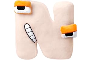 GZBAOTA Alphabet Lore Plush N, Alphabet Lore N, Alphabet Lore Plushies, Learning Letters Plush Toys for 1 2 3 4 5 6 Year Old Boys Girls, Educational Gifts for Baby 6 12 18 Months