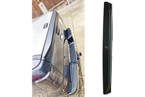 JHCHAN Protección de la Cubierta del portón Trasero Spoiler para Ford Ranger 2012-2022 Wildtrak Raptor T6 T7 T8 XL XLT XLS Platinum Limited MK1 MK2 MK3 ABS Negro Mate