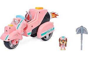 Pat Patrouille Le Film - VÉHICULE Deluxe Liberty - Véhicule Fonction Hyper Vitesse Et Grappin Rescousse Pat Patrouille - Figurine Exclusive Chiot Liberty - 6063427 - Jouet Enfant 3 Ans et +