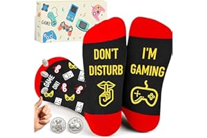 CYBIONE Calcetines Divertidos para Adolescentes, Regalo Original para Gamers, Juguetes Sorpresa, Detalle para Navidad o Calendario de Adviento