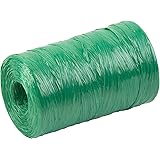 Meister Kunstbast 500 m - grün - Zum Basteln, Dekorieren & Weben - Traditionelles Bindematerial - Reißfest & witterungsbestän