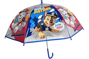 CHANOS Paw Patrol Regenschirm Stock-Schirm Kinder Jungen Mädchen Chase Marshall