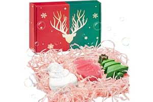 Allony Lnsieme del Regalo di Natale-Saponette Profumate, Natale Sapone Naturale, Sapone Corpo Solido 3 Forme (Babbo Natale + Albero di Natale + Pupazzo di Neve) come Regalo di Natale
