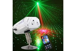 SPOOBOOLA Party Lights DJ Lights, Disco Stage Lights Strobe Lights dj Equipment Strobe Perform for Stage Lighting with Remote Control for Dancing Xmas Gift Thanksgiving Party Birthday