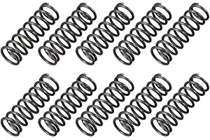UXCELL sourcing map 10 szt. sprężyna dociskowa 10 mm średnica zewnętrzna 1,2 mm średnica drutu 30 mm długość