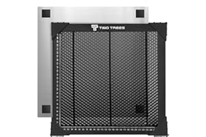 OUYZGIA Mesa de Trabajo de Nido de Abeja, Mesa de Nido de Abeja para Grabador Láser 300x300x22mm Panel de Nido de Abeja con Placa de Aluminio, para Grabadoras Láser de Diodo y CO2