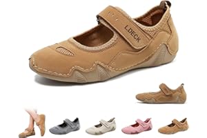 LOVEWLVNCL Scarpe Beck Antiscivolo Casual Fatte a Mano da Donna Scarpe Ortopediche Leggere e Traspiranti Stile di Vita Quotidiano a Piedi Nudi Scarpe da Passeggio comode e Flessibili