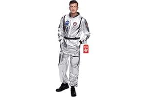 Morph Disfraz Astronauta Plateado, Traje Espacial para Halloween y Fiestas de Disfraces