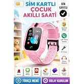Akıllı &Ccedil;ocuk Saati Uyumlu Sim Kartlı Ve Lbs Konum &Ouml;zellikli Kayıtlı Sesli G&ouml;r&uuml;şme Canlı Takip