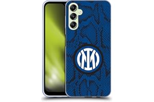 Head Case Designs Licenza Ufficiale Inter Milan Serpente Modelli Custodia Cover in Morbido Gel Compatibile con Samsung Galaxy A14 5G