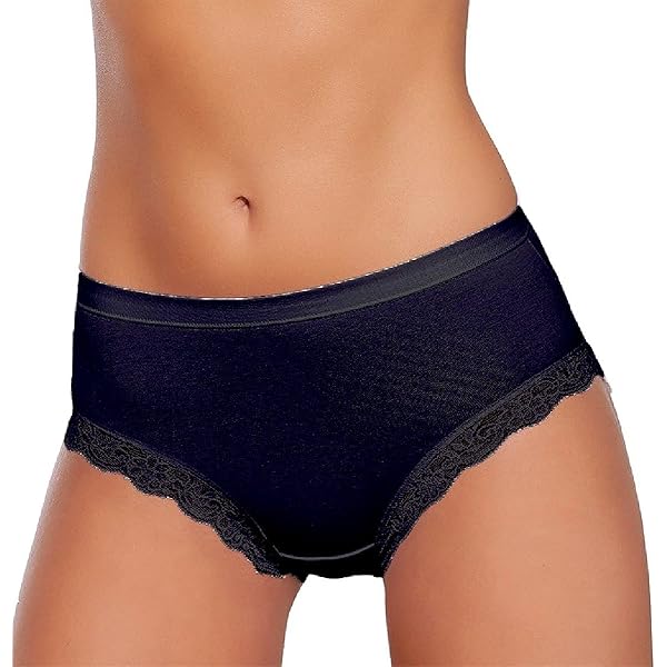 Slip Donna Cotone Alta Vita - Confezione Da 6 Pezzi JADEA | Culotte Comode E Morbide - Foto 5