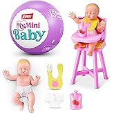 5 Surprise My Mini Baby Series 2 by ZURU, Koleksiyon Gizemli Kaps&uuml;l, Kız Oyuncağı, Ger&ccedil;ek&ccedil;i Minyat&uuml;r Bebek, Oyun Seti ve Akse