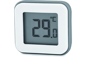 SCS Sentinel - HCN0048 - Termómetro digital interior para posar, suspender o Embly - Temperatura doméstica -30 ° C a 60 ° C - Batería LR1130 - Digitormo Magnet