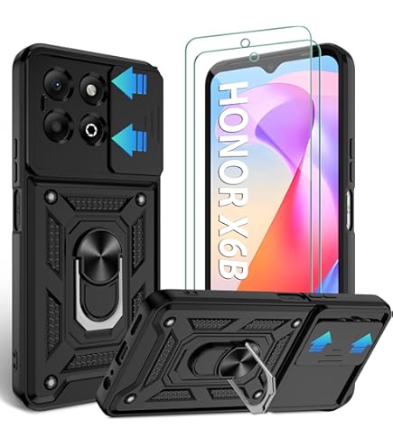 KZIOACSH Case For Honor X6B 4G, Military-Grade Shockproof Phone Case