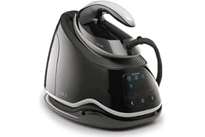 VIOLA Voilà F 8.0 Centrale Vapeur 8 Bars, Fonction Pressing 400 g/min, Autonomie Illimitée, Jet de vapeur Puissant, Défroissage Vertical, Vapeur Automatique et Silencieuse, Réservoir 1,5 l Amovible