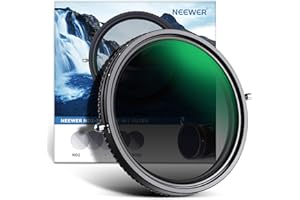 NEEWER 2 in 1 67mm Variable ND Filter ND2-ND32&CPL (Zirkular Polfilter) No X Cross Variabel Graufilter HD optisches Glas 30 lagiges Nano beschichtetes wasserabweisend Kratzfest