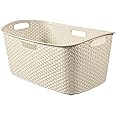 Curver 00745-885-00 "My Style" Clothes Basket, Cream, 60 x 39 x 28 cm, White