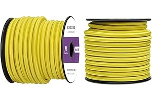 Abma Cord Cuerda Elástica Cuerda de Lona Cuerda de Goma para Lonas Remolque y Piscina - Cuerda Tensora, Cuerda Expansora - Ø 4mm, 5mm, 6mm, 8mm, 10mm Multi Couleur