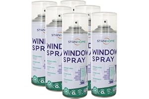 Stanhome limpiacristales Windows Spray - Multiusos para Ventanas, Espejos, Mamparas, Vidrio, Lunas - Elimina grasa y suciedad sin dejar marcas - Nuevo Formato, Fórmula Mejorada (400ml) (6)