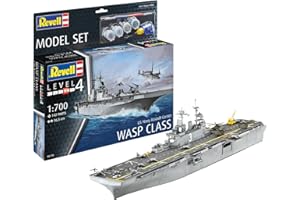 Revell - Maqueta Model Set US Navy Assault Carrier WASP Class