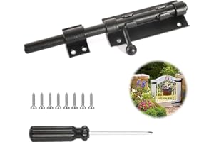 HFDONGL Pestillos para Puertas 20 cm Pestillo de Acero Inoxidable 304 Pestillo Deslizante con Agujero para Candado Cerrojos de Puerta Bloqueo Deslizante Cerrojo Puerta Interior para Puertas Ventanas