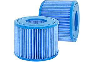 FFyan Lot de 2 filtres de Type VI pour Best-Way Filtre Piscine Cartus Taille 6 Piscine Filtre Cartouche -58323,90352E, pour Lay-Z Spa Filtre