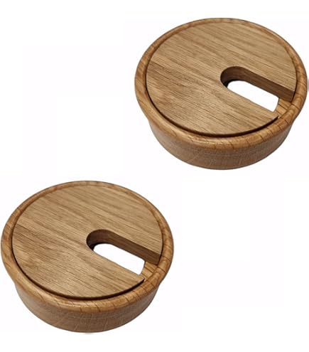 2x Passe Câble Bureau Table Fil Diamètre 70mm Encastrable Cordon Prise Ordinateur Ecran Accessoire Ameublement Pratique 81340870 - Foto 12