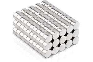 MAGXCENE 150PCS Petits 5x3 mm Aimants Néodyme Aimants Puissants Aimants pour Tableau Magnétique, Réfrigérateur, Tableau Blanc, Images,Carte,Calendrier