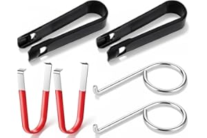 TIESOME 6 Stück Radschrauben Kappen Werkzeug,RadschraubenKappen Werkzeug Radmutterkappen Abzieher Bolzenabdeckung Auszieher Demontagezange Abzieher Abziehaken für Montage und Demontage