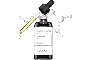 COSRX Siero di vitamina C pura al 23% con vitamina E (acido ascorbico) e acido ialuronico, siero viso idratante, riduce le linee sottili 0,70 fl.oz, 20 g (confezione da 1)
