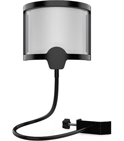 Filtro Antipop ISOVOX ISOPOP Per Microfono, Colore Argento, Collo D'Oca Flessibile - Foto 3
