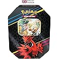 Pokemon TCG: Crown Zenith Tin – Galarian Zapdos (1 Foil Card & 5 Booster Packs)