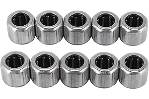 Micvtve 10 PièCes Roulement à Aiguilles HF081412 Anneau ExtéRieur Octogone Unidirectionnel Roulement à Aiguilles 8X14X12Mm pour L'Industrie ManufacturièRe