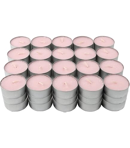 Müller Tealights - Lot De 24 Bougies Parfumées Vanille, 4 Heures De Combustion, Cire Ivoire Premium, Récipient Aluminium Anti-Goutte – Ambiance Cosy Assurée !