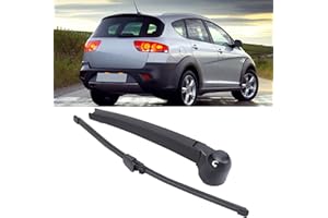 TEFOLA Brazo de Limpiaparabrisas Trasero, Conjunto de Brazo de Limpiaparabrisas Trasero, Juego De Limpiaparabrisas Y Brazo Trasero para Seat Altea Xl/Altea 4/Freetrack 2004-2015