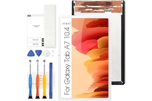 ARBILATO Schermo LCD per Samsung Galaxy Tab A7 T500 T505 LCD Display SM-T500 SM-T505 Touch Screen Digitalizzatore Assembly con Riparazione Kit (Bianco)