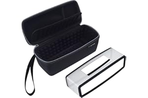 Eco-Fused Sacoche étui sac housse et étui de protection TPU pour Bose Soundlink Mini 1 ou 2 - idéal pour le rangement et transport de votre -Rembourrage antichoc sur tous les côtés