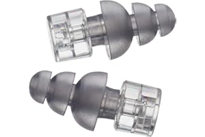 ETYMOTIC RESEARCH Etymotic ER20XS-SMF-C High Fidelity Reusable Earplugs [Clamshell Box] Ultra-Compact Comfortable Hearing Protection for Concerts, Festivals, Sports Events, -20dB even volume reduction, Standard SIze