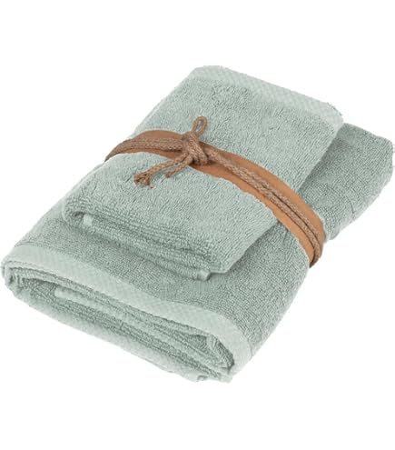 Set Asciugamani Fazzini Coccolla Ospite+Avocado - 2 Pezzi In Microcotone Super Morbido - Foto 4