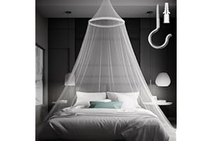 Kiuiom Moskitiera na łóżko, baldachim o drobnych oczkach, jako ochrona przed komarami, siatka na owady, 0,6 x 2,5 x 11 m, moskitiera podróżna