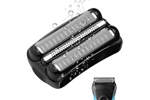 MONILOLY 21B Têtes de Rasoir Compatible avec Braun serie 3, Grille Rasoir Électrique Homme, Pour Braun Tete de Rasoir Serie 3 Rasoir Électrique 300s 301s 310s 320s 3000s 3010s 3020s 3040s 350cc 370cc 390ss