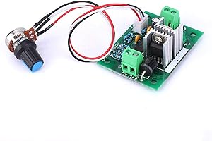 FOTABPYTI DC Motor Speed Controller,12-24V Mini PWM Speed Controller,Stable Durable DC Speed Control Board,High Efficiency Accurate Voltage Regulator Speed Control for DC Brushed Motor