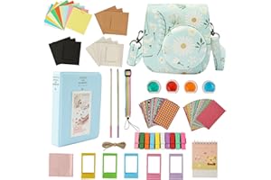 ZUIKAKU 13 in 1 Mini 11 Accessories Compatible with Fujifilm Instax Mini 11 Instant Film Camera-(chrysanthemum)