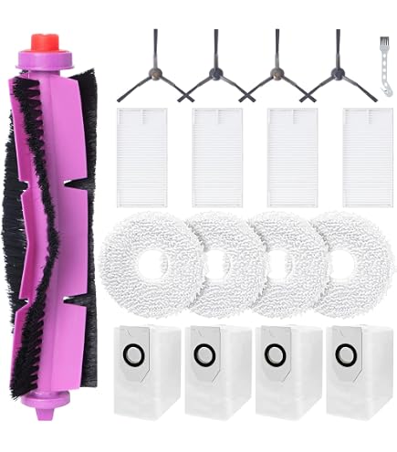 Heykewi Kit D'accessoires Pour Eureka J15 Pro Ultra Aspirateur Robot Accessoires, 1 Brosse à Rouleau Heykewi Kit D'accessoires Pour Eureka J15 Pro Ultra Aspirateur Robot Accessoires, 1 Brosse à Rouleau