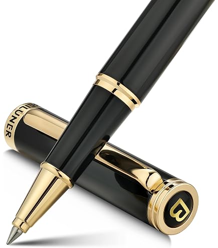 Penna Roller Cerruti 1881 Austin Con Inchiostro Nero - Finitura Nero Diamantato - Scatola Regalo - 5